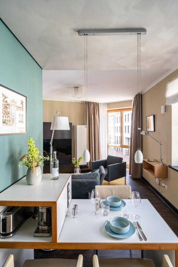 The Green Rostock Apartment Hotel מראה חיצוני תמונה