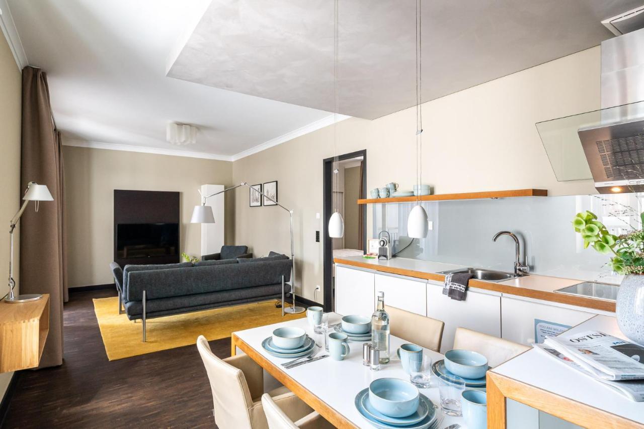 The Green Rostock Apartment Hotel מראה חיצוני תמונה